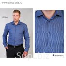 Сорочка мужская, размер 43-194-200, цвет синий 7325-1-Н