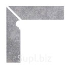 Плинтус ступени левый Roccia 840 grigio