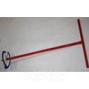 Внизу бура приварен заострённый уголок, дополнительно помогающий при бурении, ножи в обязательном порядке затачиваются, а угол их наклона подобран так, чтобы п…