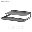 Выдвижная полка для обуви КОМПЛИМЕНТ, темно-серый, 75x58 см