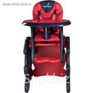 Стульчик для кормления + столик PRIMUS RED, красный