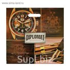 Пакет "Дипломат", полиэтиленовый с вырубной ручкой, 44х44 см, 70 мкм