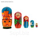 Матрёшка "Гуси-лебеди" 5 в 1