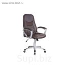 Кресло руководителя T-9910/BROWN коричневый, искусственная кожа