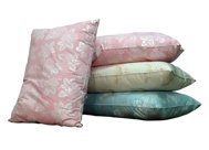 Подушка, тик, лебяжий пух, 50х70