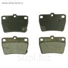 Колодки тормозные Friction Master MX1051