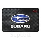 Держатель автомобильный коврик липкий резиновый с логотипом Subaru
