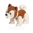 Фигурка животного Лайка с подвижными лапами головой хвостиком МИКС