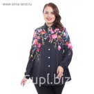 Блуза женская, размер 56, цвет чёрный М5-3358/29