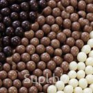 71169: Украшение шоколадное ШАРИКИ КРАНЧ БЕЛЫЕ (2 кг)