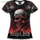 Футболка женская Skull, размер L SKU-587516