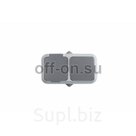 Выключатель одноклавишный + розетка влагозащищенная для открытой установки Rexant IP 54, выключатель 10 А,розетка с/з 16 А.