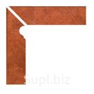 Плинтус ступени левый Roccia 841 rosso