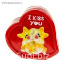 Копилка "Сердце с котятами"