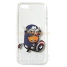 Чехол - накладка 'TPU силикон прозрачный - Миньон №26' для iPhone 5/5S