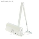 Доводчик дверной METPO, до 75 кг, белый