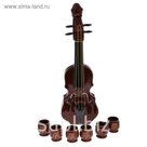 Штоф с рюмками "Скрипка" 7 предметов, 1 л
