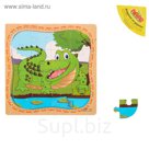 Пазл в рамке " Крокодил"