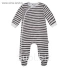 Комбинезон для мальчика, рост 68 см, принт полоска192-006-31