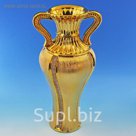 Ваза "Ситара" керамика, золотистая 18х14х37 см