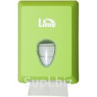 A62201VES : Диспенсер для листовой туалетной бумаги LIME Mini (химически и ударостойкий пластик, зеленый)