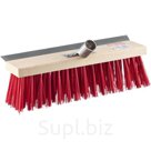 Щетка уличная GRINDA EURO 39195-30, металлический скребок, буковая колодка, жесткая щетина, металлический держатель