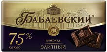 Шоколад Бабаевский элитный 75% какао 200г