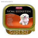 Влажный корм Animonda VOM FEINSTEN ADULT для взрослых собак, кролик, ламистер, 150 г