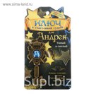 Именной сувенирный ключ "Андрей"