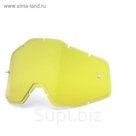 Линза для маски Racecraft/Accuri/Strata Anti-Fog Injected Hiper, желтый