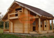 Дом из профилированного бруса 6,0 м х 8,0 м