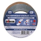 Клейкая лента алюминиевая 50 мм х 50 м, UNIBOB, морозостойкая, европодвес