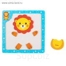 Конструктор магнитный в рамке "Лев"