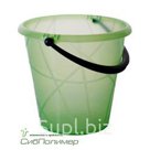 Ведро прозрачное пищевое 13л колор (5) Ангарск