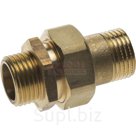 ZR-S-PN-L Соединитель GENERAL FITTINGS прямой с накидной гайкой, латунь, ш/ш, 1/2"