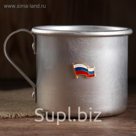 Кружка питьевая 500мл Флаг России