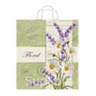 Пакет с петлевой ручкой 420х380х0,037 "Полевые ромашки" ПНД 50шт/300