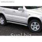 Защита порогов Chevrolet Niva, d76