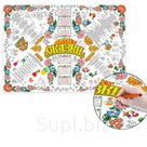 Скатерть бумажная и фломастеры "В гостях у сказки"