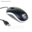 Компьютерная мышь RITMIX ROM-111, проводная, USB, 800 dpi, белая