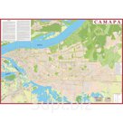 Самара, карта настенная М 1: 22 000