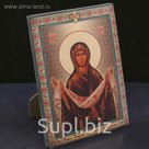 Икона-холст на подставке "Покров Пресвятой Богородицы"