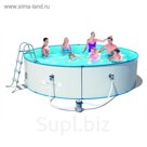 Бассейн каркасный Hydrium, 360 х 90 см, фильтр-насос, лестница
