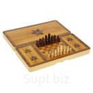 Настольная игра 3 в 1 Юрма нарды шахматы шашки 34х34 см