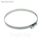 Хомут червячный «Стандарт», диаметр 100-120 мм, оцинкованный
