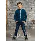 Куртка для мальчика рост 92 см цвет джинс