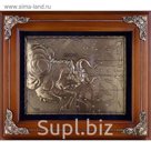 Деревянная ключница настенная «Телец»