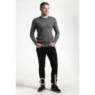 Джемпер мужской р 46 круглый вырез цвет графит