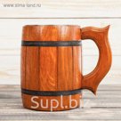 Кружка пивная с колбой "Паб", 0,8 л