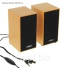 Акустическая система 2.0 CBR CMS 635 Wooden, 2х3Вт, USB, дерево